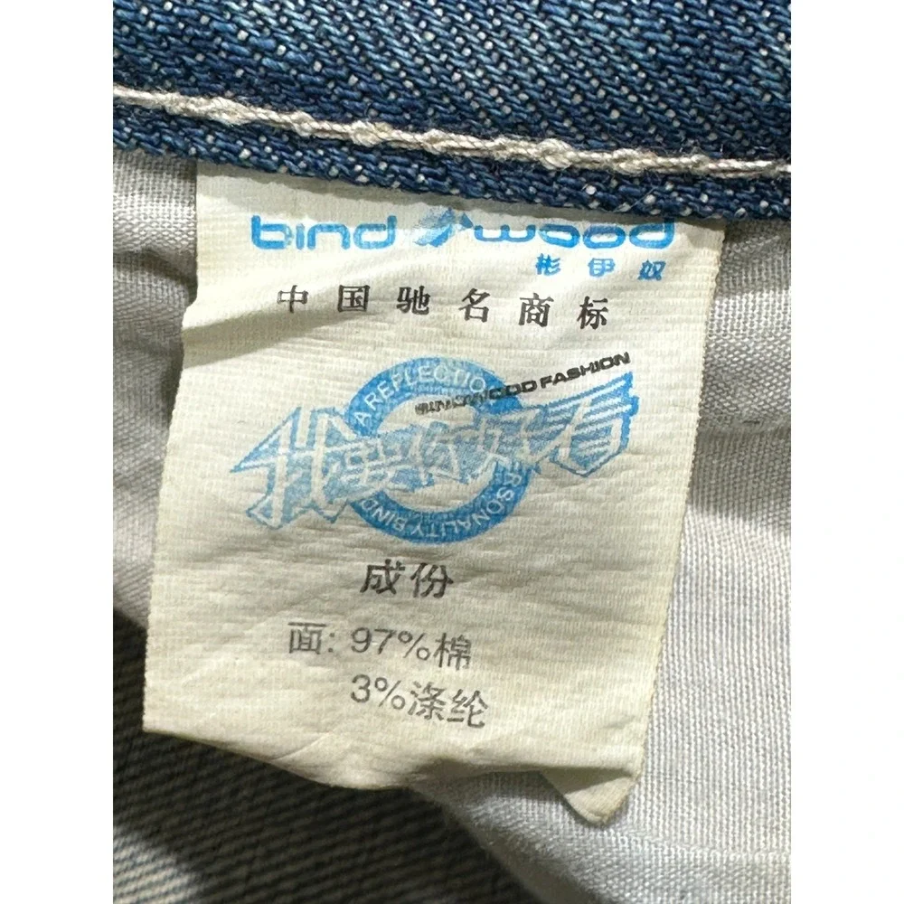 Vintage Bindwood Denim Capris NWT McBling Cyber Grunge Cropped Jeans 29 NWT